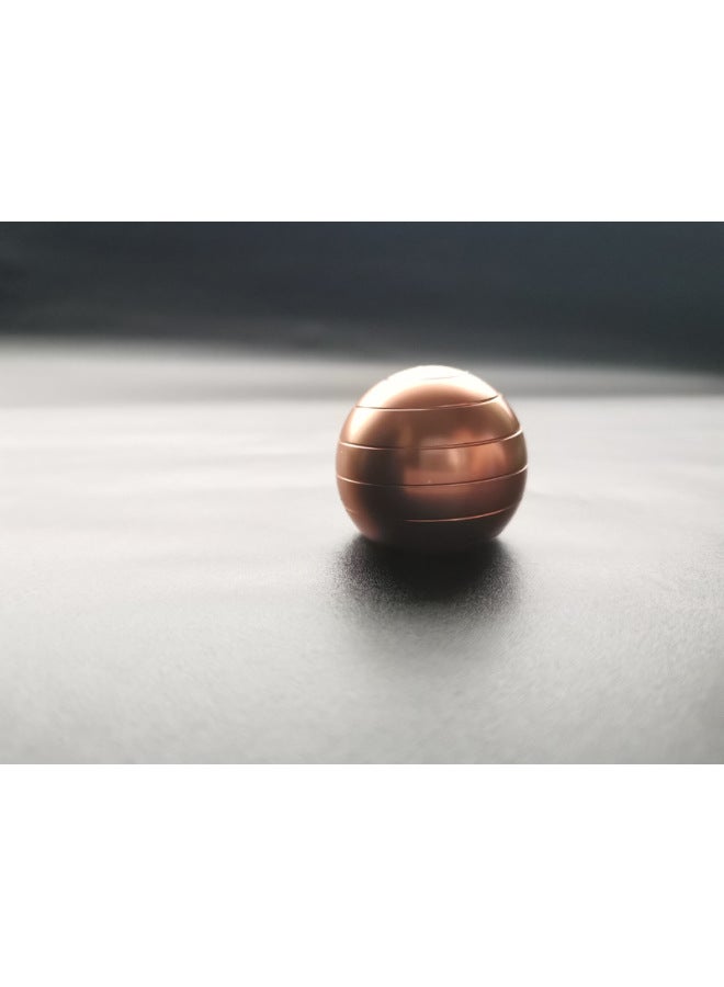 لعبة سطح المكتب الدورانية الحركية للمكتب بأطراف الأصابع لعبة تخفيف الضغط الكروية - اللون: ذهبي كبير 54 مم كبير - Image 5