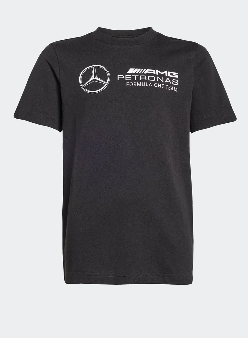 Adidas Mer Dna Gftee Y Black Motorsport T-Shirts For Junior 7-8Y