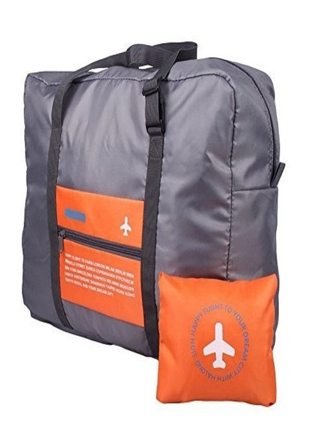 RENARSH Happy Flight Foldable Polyester Big Easy Carry-On Luggage Packing Travel Handbag - Image 1