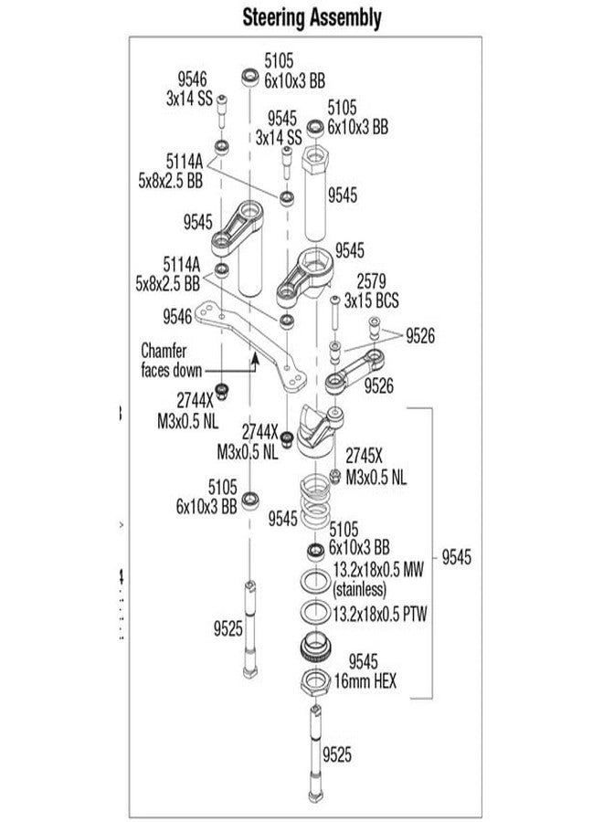 هوت رايسنغ مزلقة هوت ريسينغ SLG4801 ذات محمل ألومنيوم عالي التحمل - Image 2