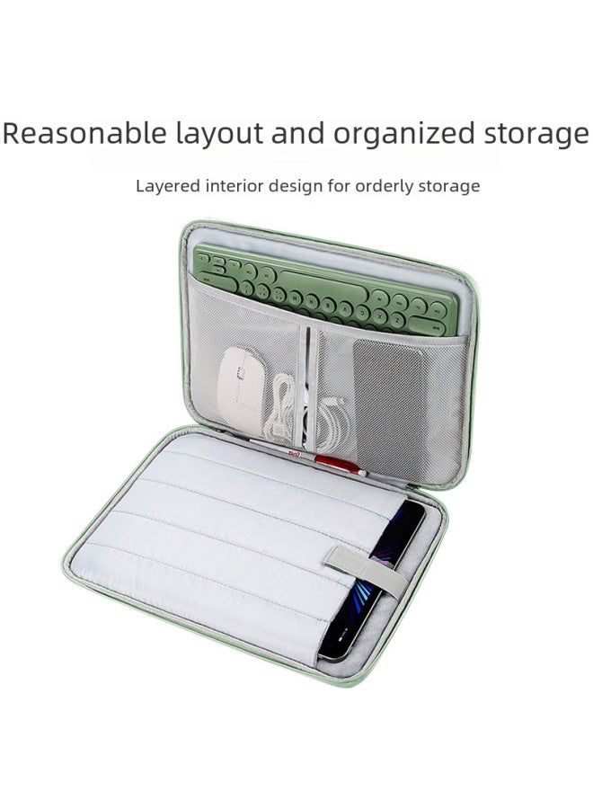 Ipad Storage Bag 11 Inch Student Tablet Computer Bag Ipad 10.8 Inch Tablet Protective Case-Color:Cherry Blossom Powder-Applicable Model:13.3/14inch Computer Bag - Image 3