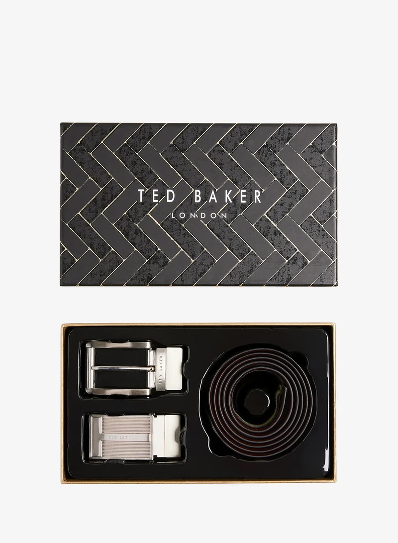 Ted Baker BLACK Newbey Belts Set for Men | Best Price UAE