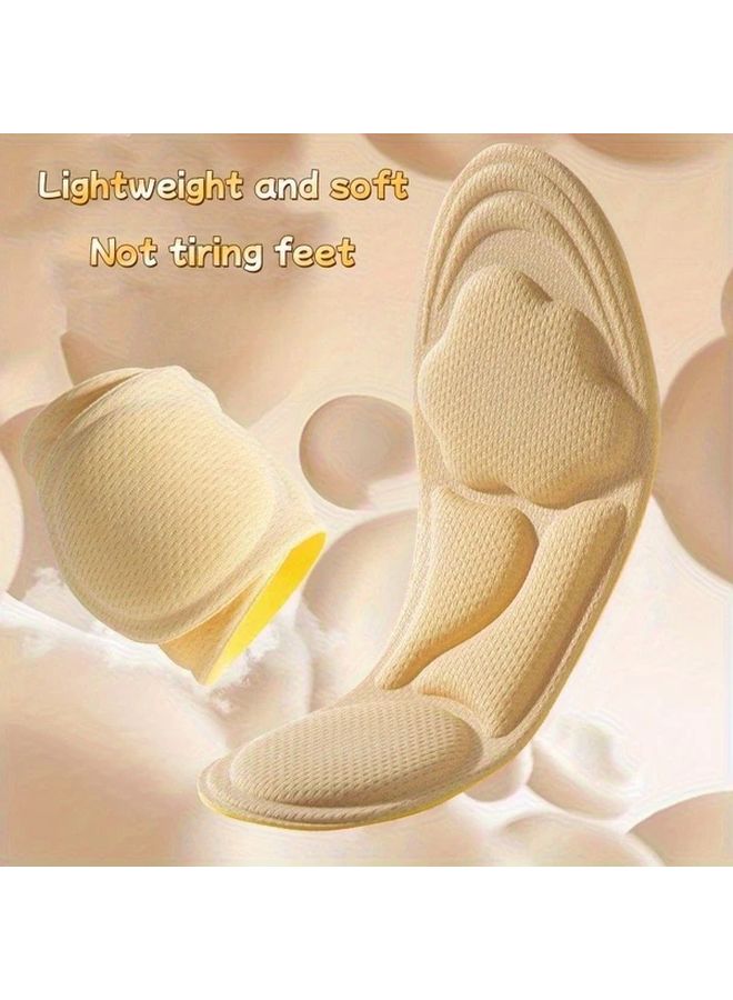 Cloud Insoles 4pcs Black EU41 42 Adjustable Comfort For Sports Running Walking - Image 5