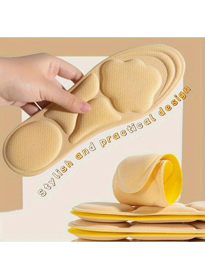 Cloud Insoles 4pcs Black EU41 42 Adjustable Comfort For Sports Running Walking - Image 4