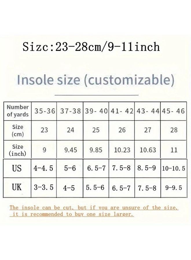 Cloud Insoles 4pcs Black EU41 42 Adjustable Comfort For Sports Running Walking - Image 2