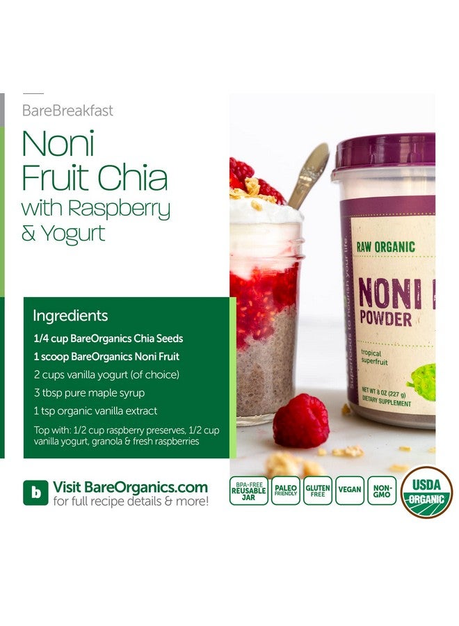 BareOrganics Noni Fruit Powder 8 Ounce - Image 5