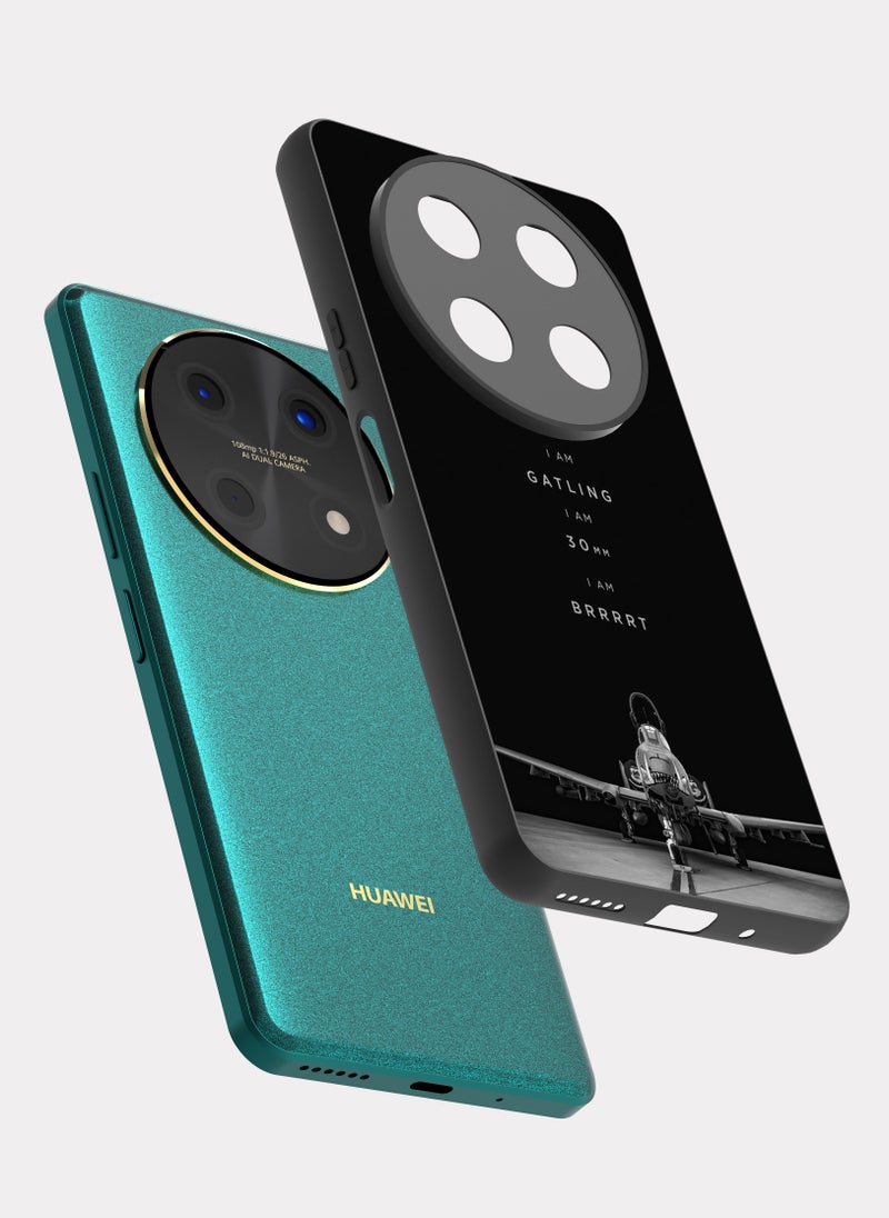 بكسلات كفر هواوي نوفا 12 أي طائرة حربية رمادي - Image 2