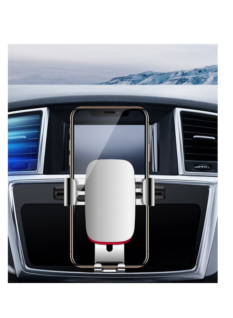 support de telephone portable pour voiture par gravite Clip de fixation pour fete CD/aeration pour iPhone Samsung - Image 4