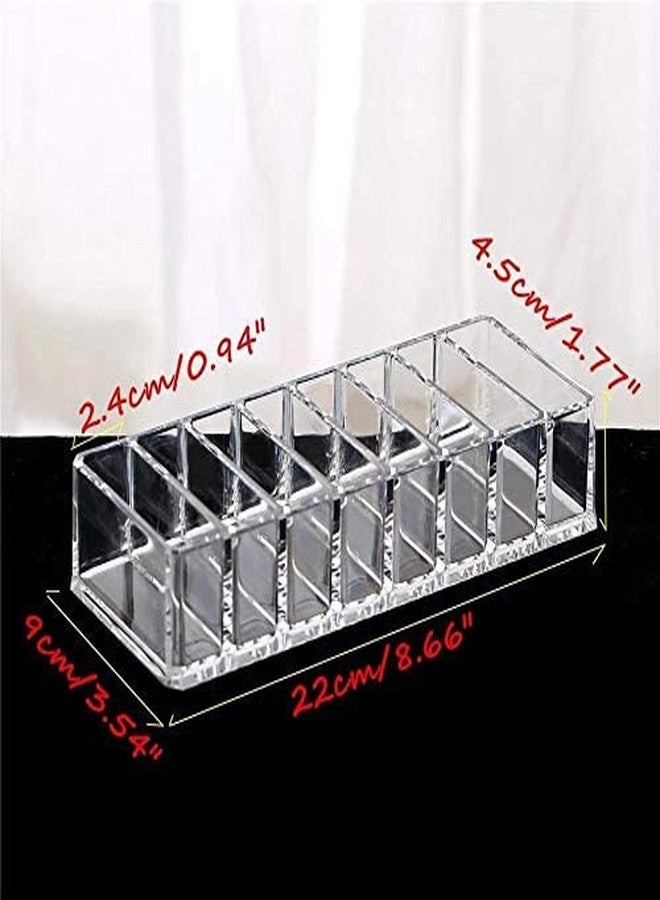 E - Buddies 8 Slots ACRYLIC Compact Holder Powder Eye Shadow Blush Highlighters Makeup Organizer for women - Image 4