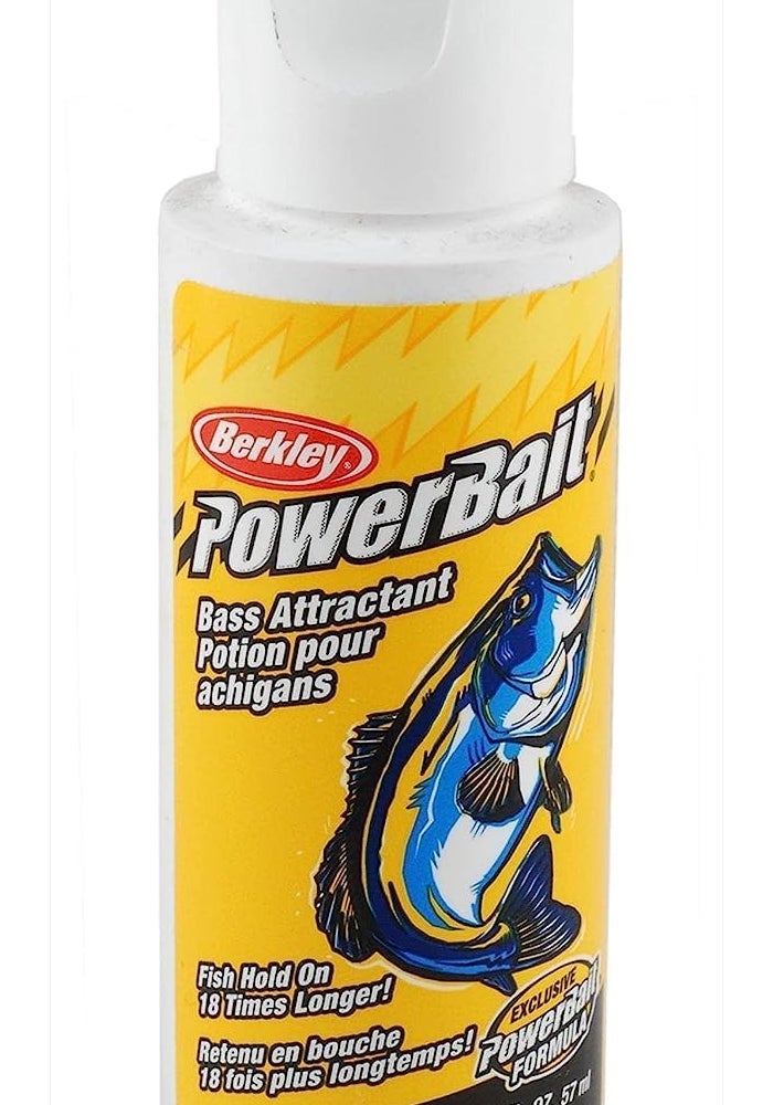 Berkley PowerBait Bass Attractant - 2 oz Liquid Scent for Enhanced Fishing - Image 1