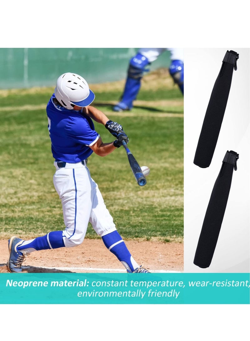 KASTWAVE Baseball Bat Sleeve Bat Warmer Softball Bat Sleeve,Neoprene Bat Sleeves Protector Softball Bat Cover for Sport - Set of 2  - Image 4