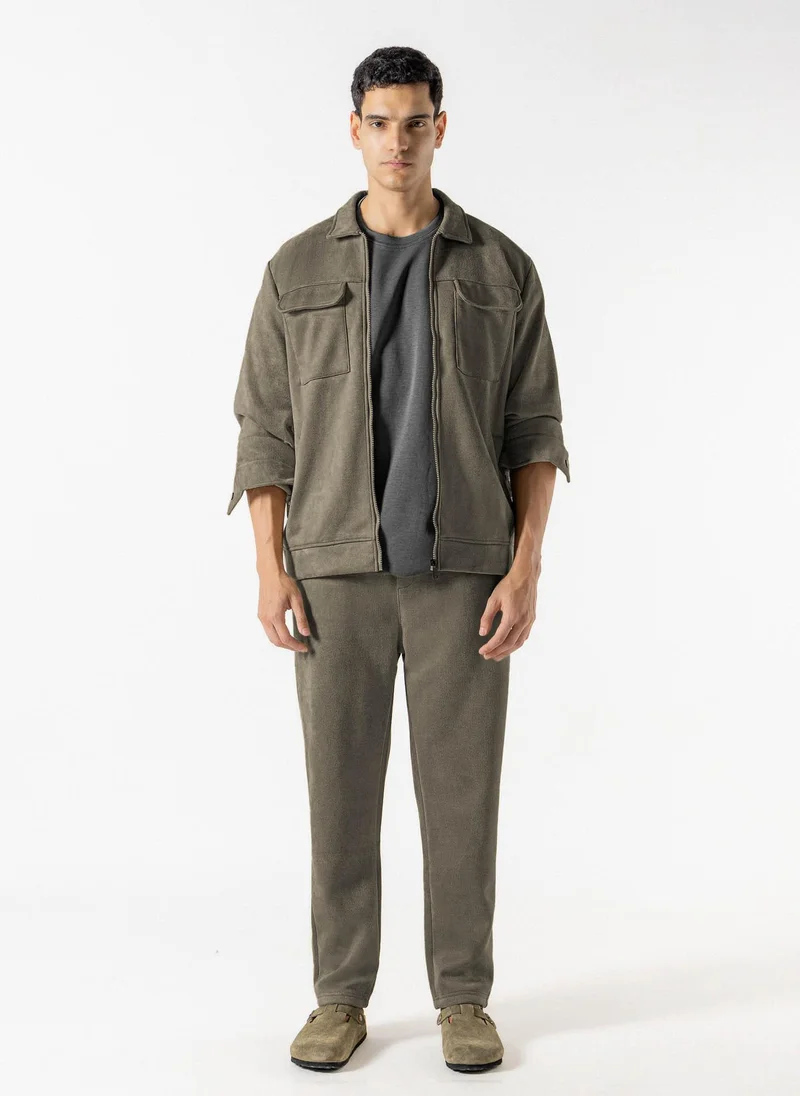 شايبس FAUX SUEDE JACKET SET
