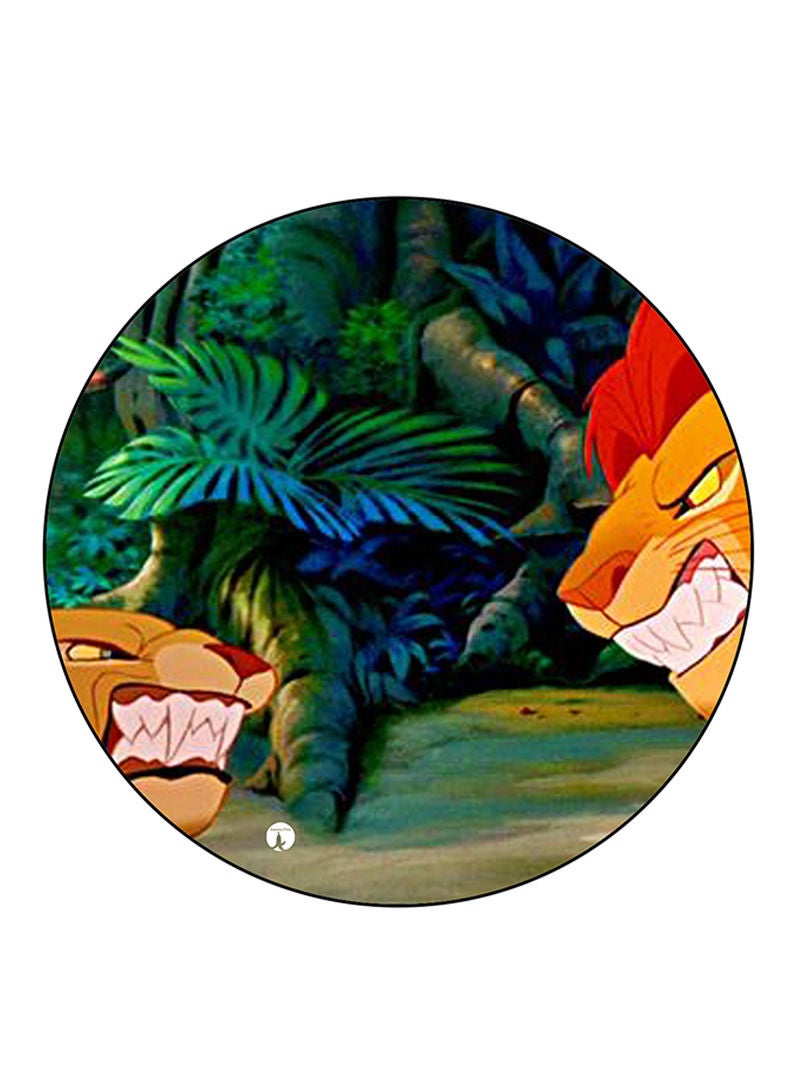 RKN Disney Printed Mouse Pad  Round  Multicolour