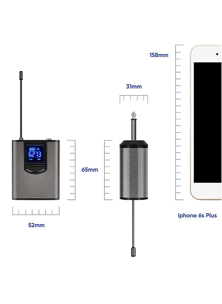 Portable Wireless Headset Microphone Lavalier Mic System Teaching Speech Interview Vlog Live Recording for iPhone Android PC (One to two collar clip + headband)  - Image 3