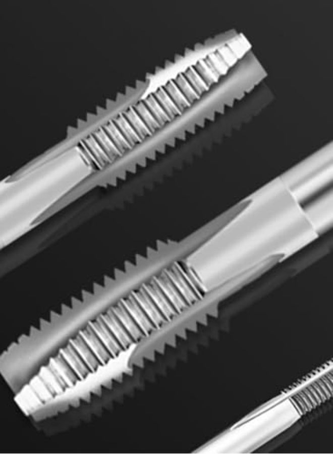 60-Piece Tap Die Set Kit Hand Tap Wrench Die Wringer Combination Set Hardware Tool Combination Kit - Image 3