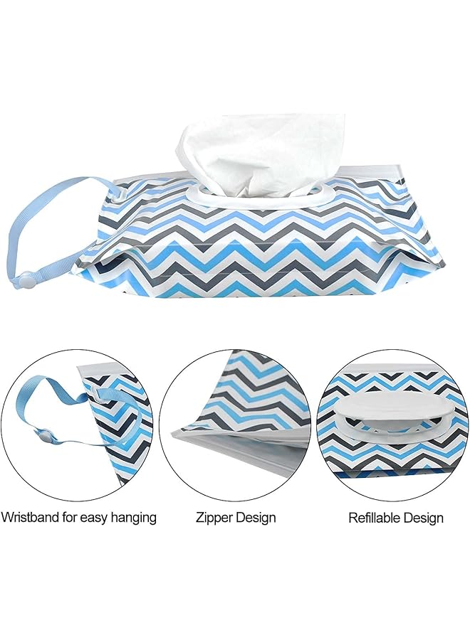 Oasisgalore 3 Pack Wipes Dispenser Container For Travel Wet Baby Wipes Box Portable Tissue Warmer Wet Toilet Paper Holder - Image 5