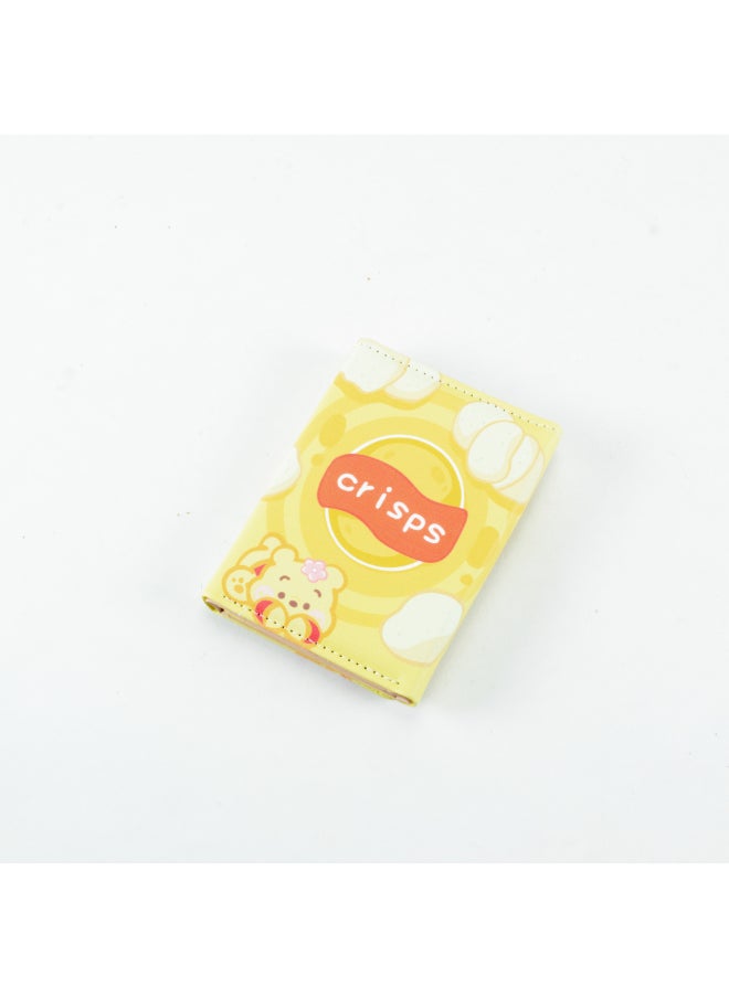 Generic Leather Flip Wallet & Card Holder with Multiple  Pockets - Crisps  - Image 1
