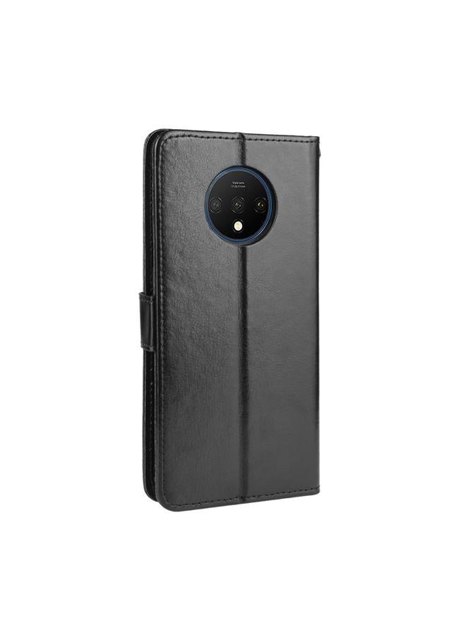 S-TOP Case For OnePlus 7T Retro Crazy Horse Texture Horizontal Flip Leather Case with Holder & Card Slots & Photo Frame - Image 3