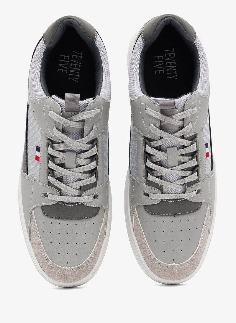 Seventy Five Casual Webbing Loop Detail Low Top Sneakers - Image 4