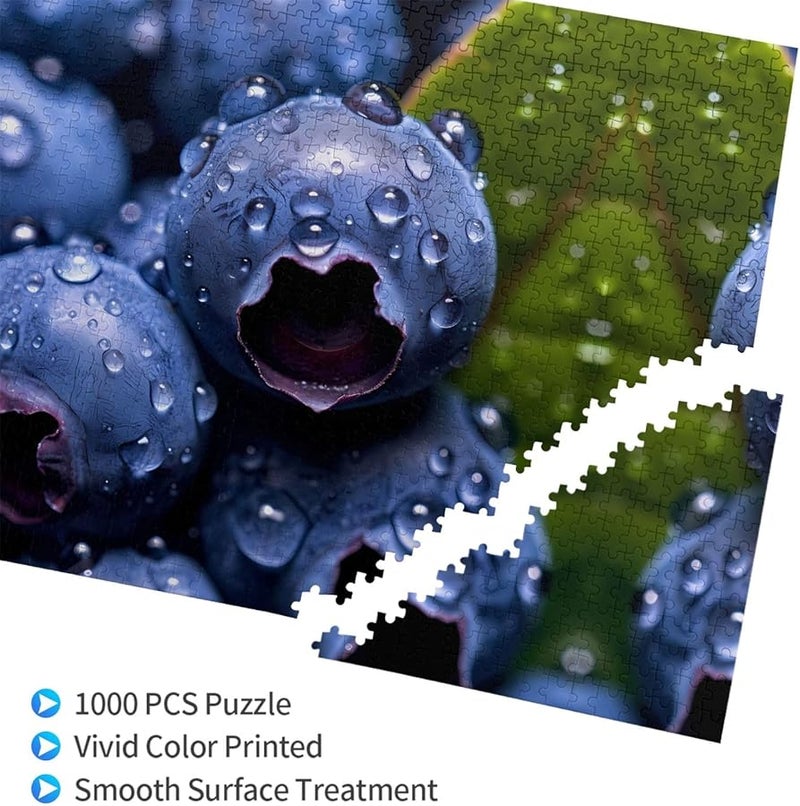 Phayah Blueberries 1000 Piece Jigsaw Puzzle For Adults Home Decor 29 5 X 19 7 Inches - Image 3