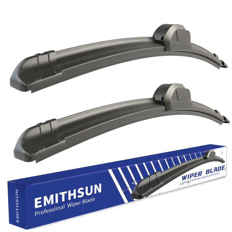 EMITHSUN OEM QUALITY 16 16 Premium AllSeasons Stable And Quiet Windshield Wiper BladesSet of 2