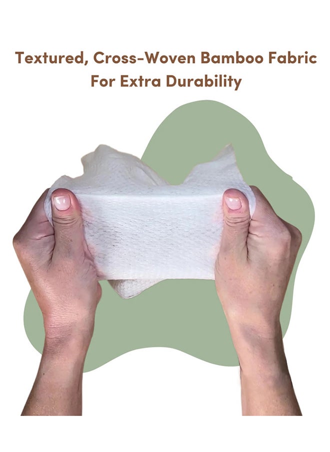 Terra Pack of 10 Bamboo Baby Wipes Pure New Zealand Water And Kiwifruit Extract Biodegradable Bamboo Fiber For Sensitive Skin -Rich In Vitamin C And Supports Skin Health - 0+ Months  - Image 3