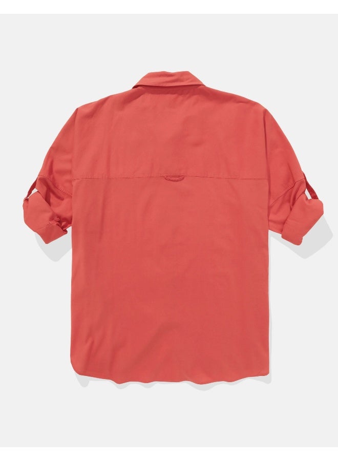 American Eagle AE Go Big Oversized Shirt  - Image 1