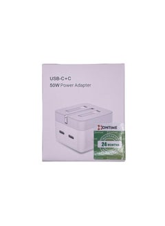 Ontime 50W For iPhone Charger Dual Type C Port  - Image 2