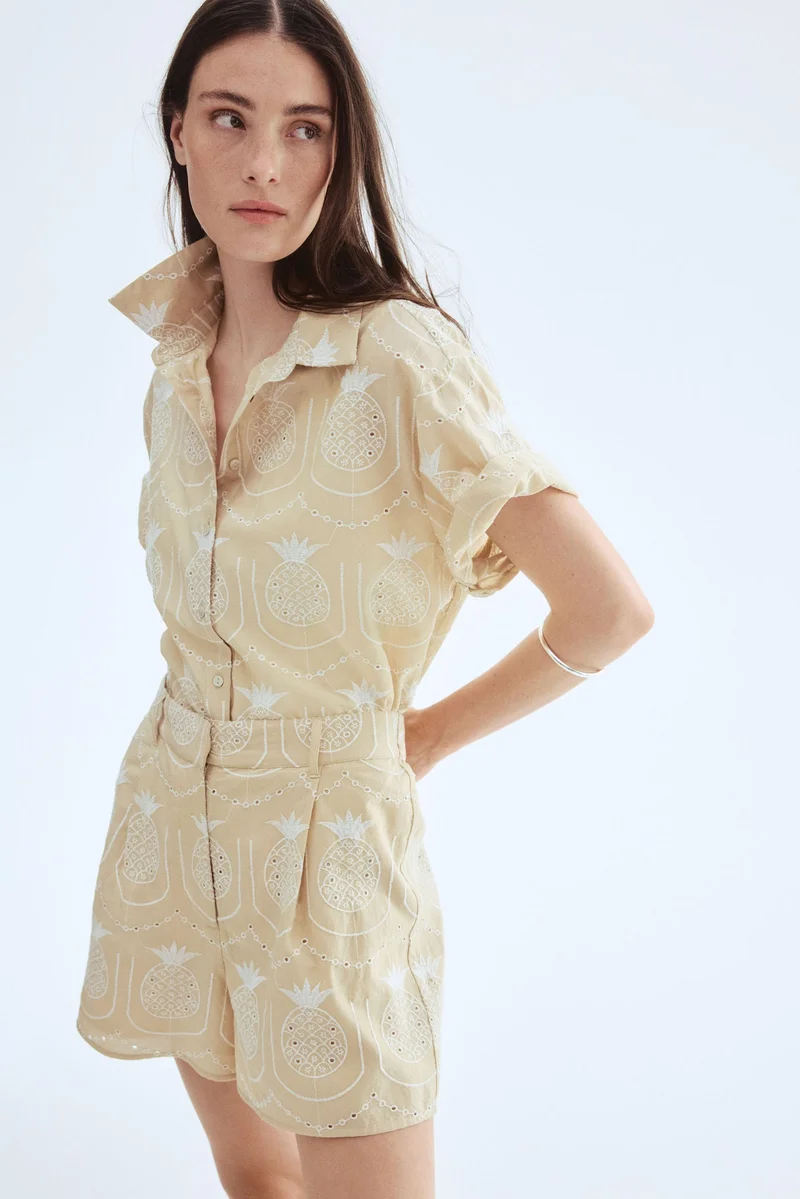 H&M Broderie anglaise shirt