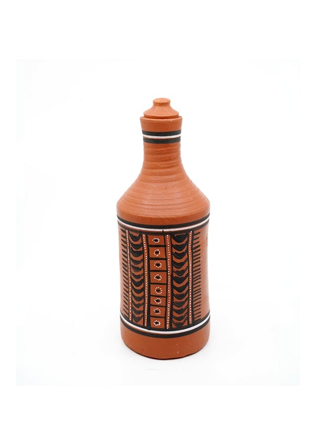 ارك زجاجة مياه من الطين من ARK DhaaroVibes سعة 1000 مل من Village Harmony، مصنوعة يدويًا من الطين - Image 4