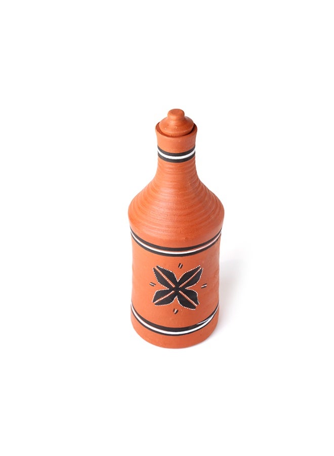 ارك زجاجة مياه من الطين من ARK DhaaroVibes سعة 1000 مل من Village Harmony، مصنوعة يدويًا من الطين - Image 3