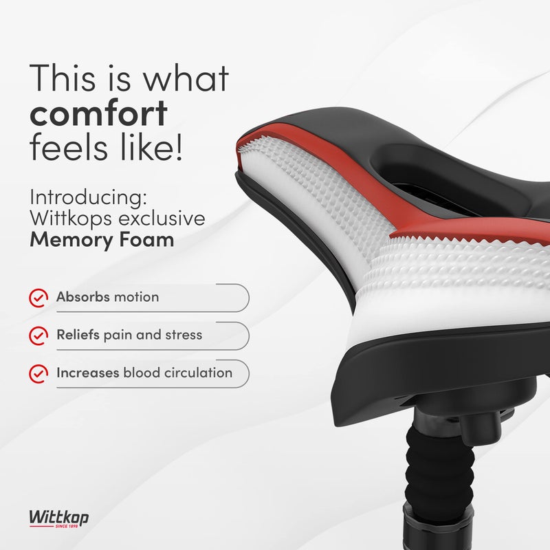 Wittkop Bike Seat, Waterproof Bicycle Saddle for Comfort, Mountain & Road Biking, Wide Bike Seats for Men & Women, BMX, MTB, Bike Seat Comfort, Waterproof Bike Saddle with Innovative 5-Zone-Concept - Image 3