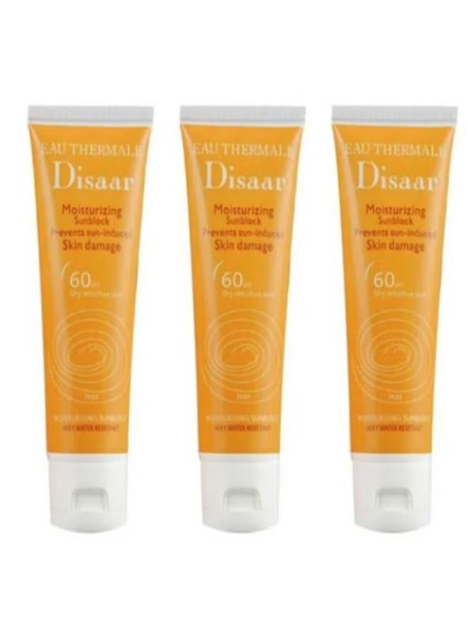 ديسار كريم واقي شمس ومرطب ديسار 80مل 3عبوات
