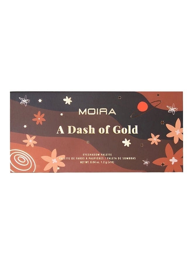 moira Fep004 A Dash Of Gold Eyeshadow Palette - Image 2