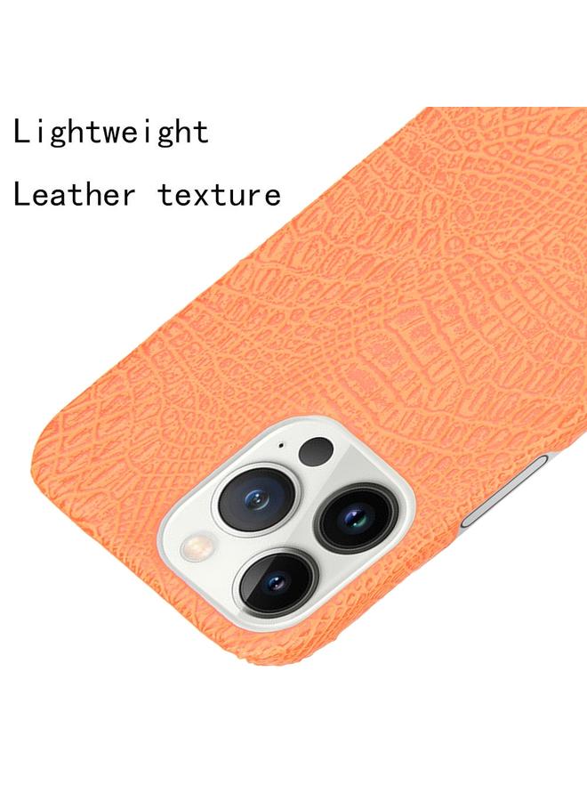 زبون جراب لهاتف iPhone 13 Pro Max مصنوع من جلد التمساح PU + جراب هاتف PC - Image 5