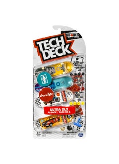 Tech Deck Techdeck Ultra Dlx 4 Pack 96Mm Fingerboard 2020 Crossover Girl/Chocolate  - Image 1