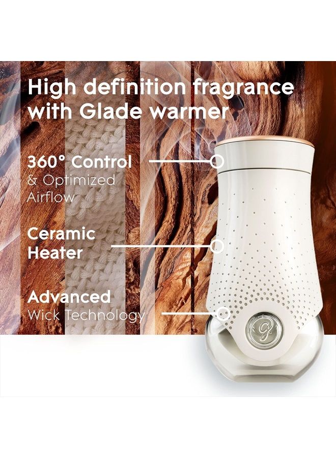 Glade عبوات إعادة تعبئة معطر الهواء، زيوت عطرية وأساسية للمنزل والحمام، خشب الكشمير، 1.34 أونصة سائلة، 2 عدد - Image 5