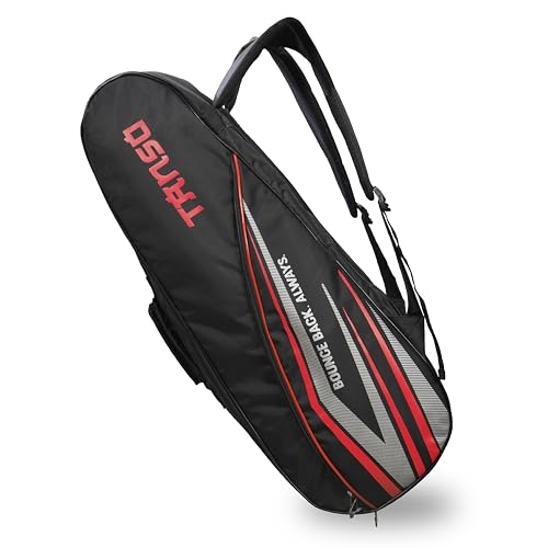 TANSO T-Blast Badminton Kit Bag | Spacious Racket Bag with Two Large Compartments and Separate Shoe Compartment | Front Zipper Pocket and Adjustable Straps - Image 1