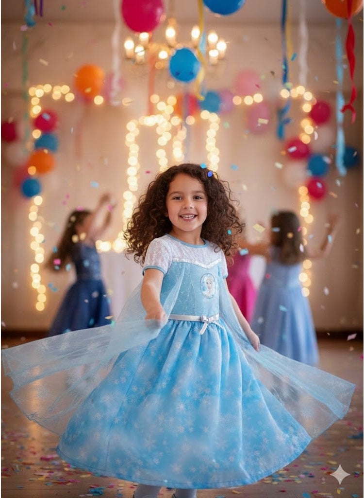 Disney Frozen ELSA Princess Costumes Girls' Dress - Image 3