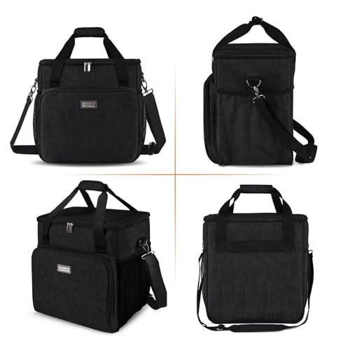 BAGLHER Coffee Maker Travel Bag Compatible with Keurig K-Classic、Keurig K-Elite、Keurig K-Compact or Other Accessories, Portable Coffee Maker Case with Shoulder Strap for Travel, Black - Image 4