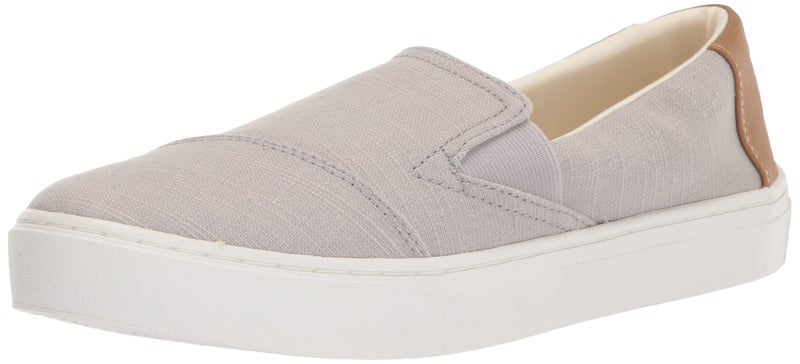 TOMS Women's Devon Sneaker, Mid Grey Textured, 6.5 - Image 5
