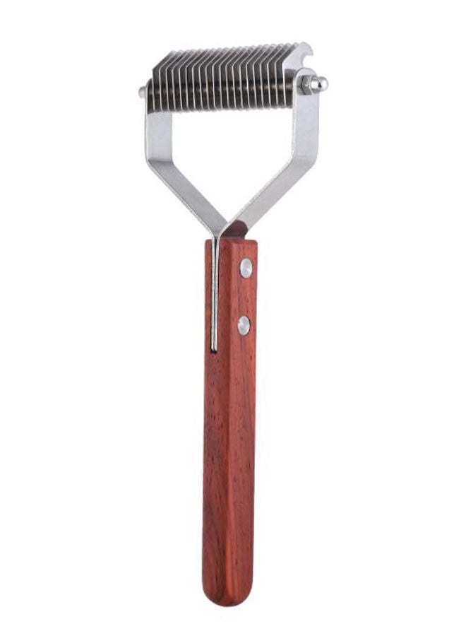 NIBEMINENT Grooming Comb For Pet Brown/Silver