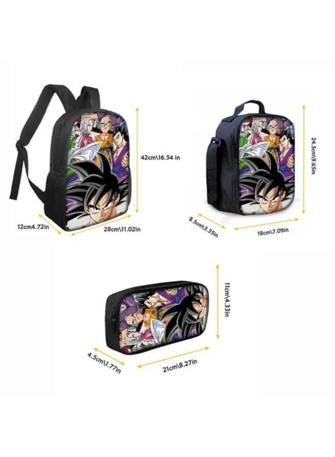 عام حقيبة ظهر مطبوعة عالمية مشتركة - مجموعة حقائب ظهر من ثلاث قطع (متوفرة للطلاب والأطفال والأصدقاء في النزهايات وتسلق الجبال وما إلى ذلك) - 97 - Image 2