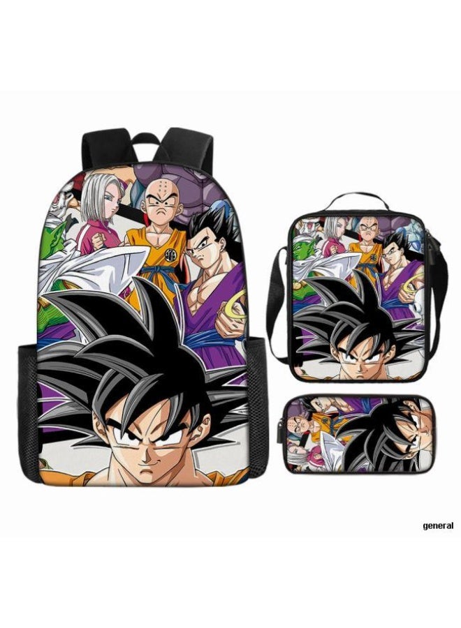 عام حقيبة ظهر مطبوعة عالمية مشتركة - مجموعة حقائب ظهر من ثلاث قطع (متوفرة للطلاب والأطفال والأصدقاء في النزهايات وتسلق الجبال وما إلى ذلك) - 97 - Image 1