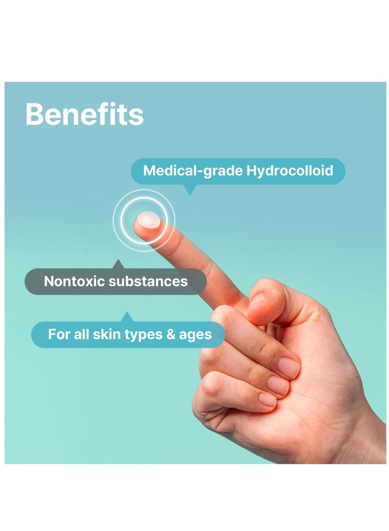 SYOSI 240 Count SYOSI Pimple Patches, 3 Sizes 10 Packs of Skin Tag Acne Removal Patches for Acne pimples of different sizes and shapes and for Blemish Moles Skin Tags, Absorbing and Cove. - Image 5