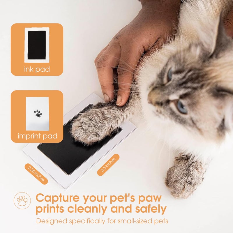 Pearhead Paw Print Clean-Touch Ink Pad, Mess Free Inkless Pet Impression Kit, Safe for Cats and Dogs, Pawprint Keepsake, Pack of 2 - Image 2