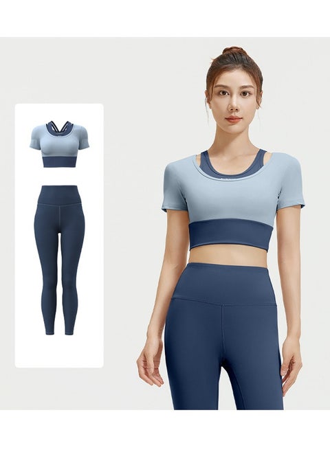 2Piece Sports Fitness Exercise Yoga Running Suit Suit for Women
