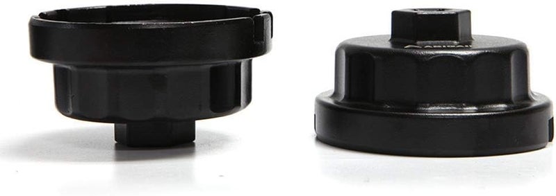 A ABIGAIL Heavy Duty Oil Filter Wrench Compatible with Toyota,Lexus,RAV4,Camry,Tundra,Highlander,Sienna Oil Filter Cap Removal Socket Tool for 2.5-5.7L Engine with 64mm Cartridge Style Oil Filter Housing - Image 3