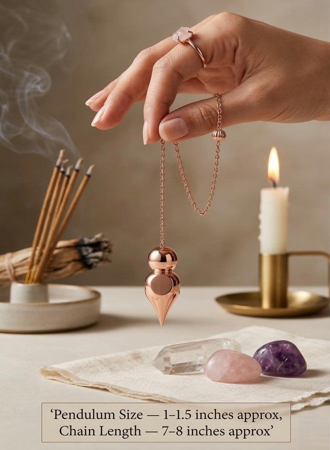 Myhealingworld Hammer Design Openable Copper Pendulum for Reiki Healing, Dowsing & Chakra Balancing – Divination & Meditation Tool for Energy Cleansing - Image 2