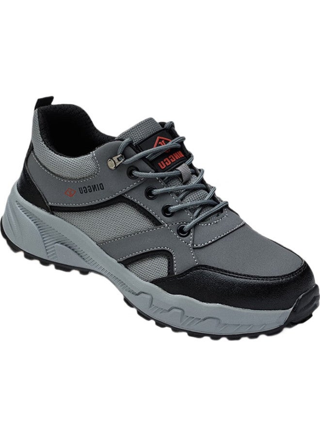 Dinggu Safety Shoes For Men, Steel Toe Cap, Puncture-Resistant, Lightweight, Comfortable, Non-Slip, For Construction Sites, 852Hui41 - Image 1